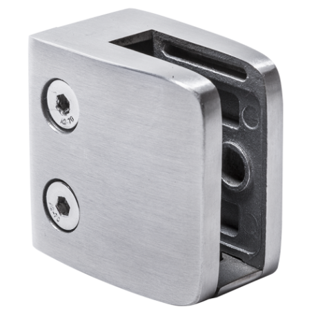 Uchwyt do szkła 52x52x32mm ze wspornikiem