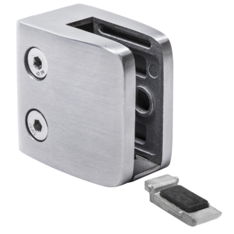 Uchwyt do szkła 67x55x38mm ze wspornikiem