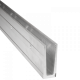 Profil aluminiowy do balustrad całoszklanych